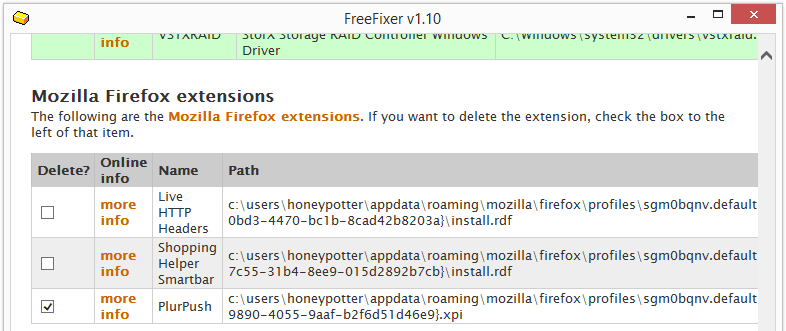 The PlurPush Firefox Extension