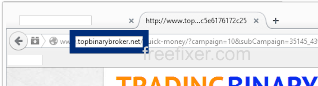 topbinarybroker.net pop up