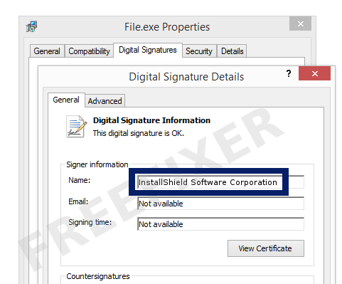 InstallShield Software Corporation - 0% Detection Rate