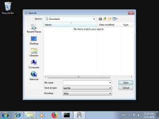 Screenshot from the sandbox
